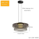 GobekUsa Glass Plate Ceiling Pendant Lights LED Fixture