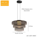 GobekUsa Glass Plate Ceiling Pendant Lights LED Fixture