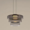 GobekUsa Glass Plate Ceiling Pendant Lights LED Fixture