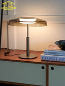 GobekUsa DORA Glass Table Lamp Touch LED Decorative Desk Light Red/Gray Bedroom Living