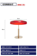 GobekUsa DORA Glass Table Lamp Touch LED Decorative Desk Light Red/Gray Bedroom Living