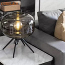 GobekUsa Glass Table Lamp: Modern Art Shelf Desk Lamp for Bedroom Decor