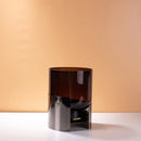 GobekUsa Amber Glass Vase: Stylish Terrarium and Room Decoration Accessory