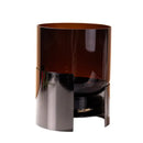 GobekUsa Amber Glass Vase: Stylish Terrarium and Room Decoration Accessory
