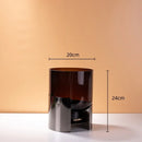 GobekUsa Amber Glass Vase: Stylish Terrarium and Room Decoration Accessory