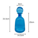 GobekUsa Amber Glass Vase Hydroponics Desk Decoration Modern Home Decor