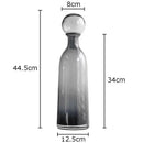GobekUsa Amber Glass Vase Hydroponics Desk Decoration Modern Home Decor