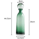 GobekUsa Amber Glass Vase Hydroponics Desk Decoration Modern Home Decor