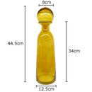 GobekUsa Amber Glass Vase Hydroponics Desk Decoration Modern Home Decor