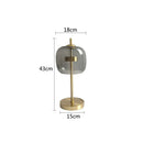 GobekUsa Glass Table Lamp - Vistosi Jube Replica Design for Creative Home Lighting