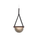 GobekUsa Handmade Leather Glass Pendant Lamp for Room Restaurant Bedside - Modern Style