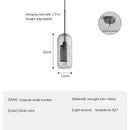 GobekUsa Glass Ball LED Pendant Lamp for Modern Nordic Bedroom Kitchen Living Room Lighting