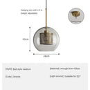 GobekUsa Glass Ball LED Pendant Lamp for Modern Nordic Bedroom Kitchen Living Room Lighting