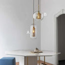 GobekUsa Glass Ball LED Pendant Lamp for Modern Nordic Bedroom Kitchen Living Room Lighting