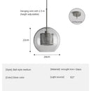 GobekUsa Glass Ball LED Pendant Lamp for Modern Nordic Bedroom Kitchen Living Room Lighting