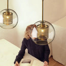 GobekUsa Glass Ball LED Pendant Lamp for Modern Nordic Bedroom Kitchen Living Room Lighting