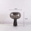 GobekUsa Geometric Glass Vase Disc Flower Arranger Terrarium Home Decor Accessory