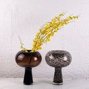 GobekUsa Geometric Glass Vase Disc Flower Arranger Terrarium Home Decor Accessory