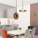 GobekUsa Amber Smoke Gray Glass Pendant Lamp for Dining Room & Bar Decor