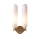 GobekUsa LED Wall Sconce Copper Gold White Minimalist Art Deco Modern Light