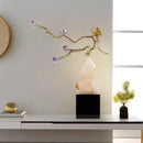 GobekUsa Crystal Jade Gourd Wealth Ornament - Modern Light Luxury Accent Piece