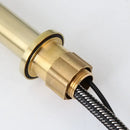 GobekUsa Brushed Gold Touch Sensor Basin Faucet - Automatic Bathroom Sink Mixer Tap