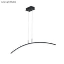 GobekUsa Modern Arched LED Pendant Light - Acrylic Dining Room Island Lighting