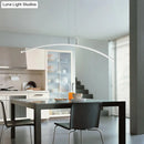 GobekUsa Modern Arched LED Pendant Light - Acrylic Dining Room Island Lighting