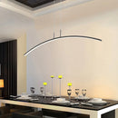GobekUsa Modern Arched LED Pendant Light - Acrylic Dining Room Island Lighting