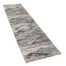 Modern Area Rug Abstract Design 3D Effect in Grey Yellow