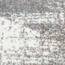 Modern Area Rug Mero Abstract Design - Grey White Brown