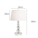 GobekUsa Crystal Ball Table Lamp: Modern LED Art Deco for Bedroom, Living Room & Home