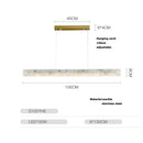 GobekUsa Art Deco Marble Steel Chandelier: Modern LED Black Gold Lighting for Dinning Room
