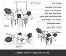GobekUsa Crystal Duplex Chandelier: Modern Artistic Living Room Lighting