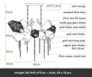 GobekUsa Crystal Duplex Chandelier: Modern Artistic Living Room Lighting
