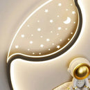 GobekUsa Astronaut Moonlight LED Ceiling Light for Kids' Bedroom & Living Room