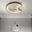 GobekUsa Astronaut Moonlight LED Ceiling Light for Kids' Bedroom & Living Room