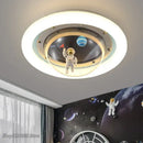 GobekUsa Astronaut Spaceman Planet Kids Room Ceiling Lamp
