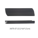 Modern asymmetrical black melamine plastic dipping sauce bowls dining by Decorbites
