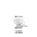 Modern asymmetrical black melamine plastic dipping sauce bowls dining by Decorbites
