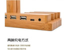 GobekUsa Bamboo Base 3-in-1 Charging Stand for Phone and Watch