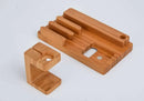 GobekUsa Bamboo Base 3-in-1 Charging Stand for Phone and Watch