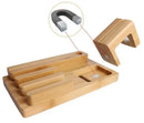 GobekUsa Bamboo Base 3-in-1 Charging Stand for Phone and Watch
