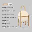 GobekUsa Bamboo LED Desk Lamp: Modern, Simple, and Stylish Table Light for Home Decor