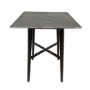 Modern Bar Height Dining Table with Rubberwood Legs and Laminate Table Top