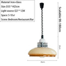 GobekUsa Glass LED Chandelier: Modern Bauhaus Style Pendant Light for Home, Restaurant, and Bar