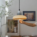 GobekUsa Glass LED Chandelier: Modern Bauhaus Style Pendant Light for Home, Restaurant, and Bar