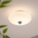 GobekUsa Bauhaus Cream White Glass Ceiling Lamp LED Light