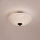 GobekUsa Bauhaus Cream White Glass Ceiling Lamp LED Light