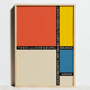 GobekUsa Modern Bauhaus Exhibition Posters for Home Decor